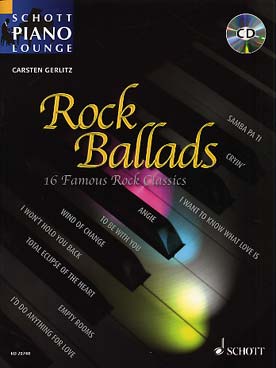 Illustration de ROCK BALLADS avec CD (tr. Gerlitz) (P/V/G) - Vol. 1