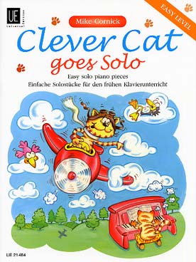 Illustration de Clever cat goes solo : 8 pièces faciles