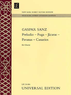 Illustration de Prélude - Fugue - Jácaras - Pavanas - Canarios (nouvelle édition Karl Scheit)