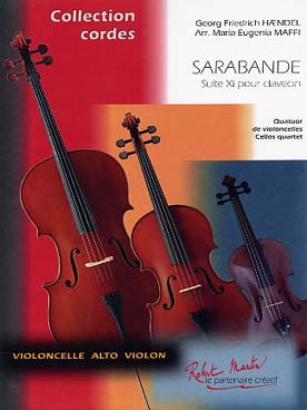 Illustration haendel sarabande de la suite n° 11