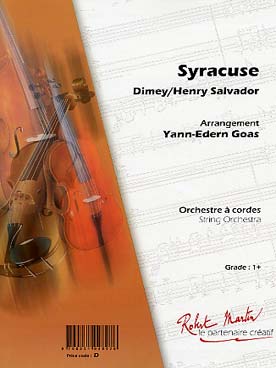 Illustration de Syracuse (arr. Yann-Edern Goas) : conducteur seul (parties séparées : nous consulter)