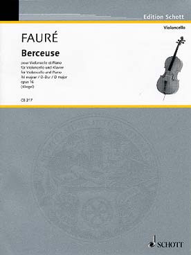 Illustration faure berceuse op. 16