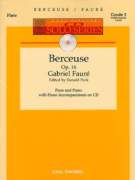 Illustration faure berceuse op. 16 avec cd