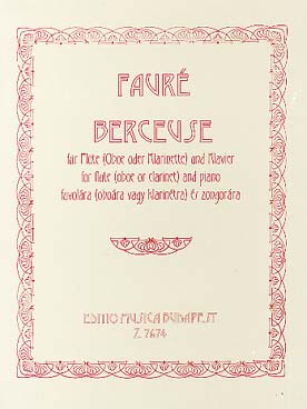 Illustration faure berceuse op. 16 (tr. jeney)