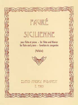 Illustration de Sicilienne op. 78 - éd. Musica Budapest