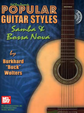 Illustration de POPULAR GUITAR STYLES - Samba & bossa nova par B. Buck Wolters niveau intermédiaire à avancé