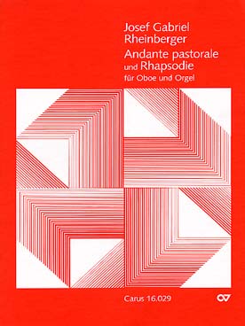 Illustration rheinberger andante pastorale/rhapsodie