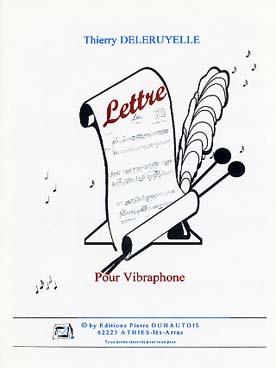 Illustration de Lettre pour vibraphone