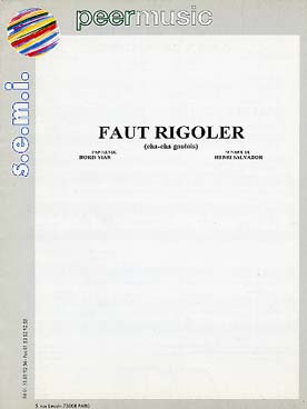 Illustration de Faut rigoler (paroles de B. Vian)