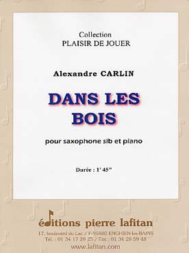 Illustration de Dans les bois (saxophone si b)