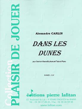 Illustration carlin dans les dunes