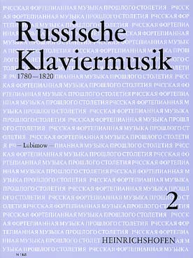 Illustration de RUSSISCHE KLAVIERMUSIK aus der Zeit 1780- 1820 - Vol. 2