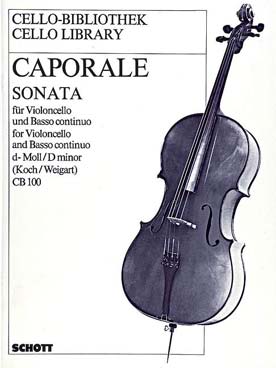 Illustration de Sonate en ré m pour violoncelle et basse continue