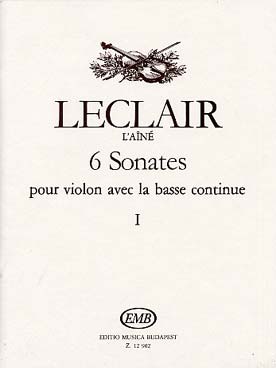 Illustration leclair sonates vol. 1