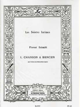 Illustration de Chanson à bercer op. 19/1