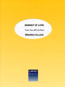 Illustration fallein memory of love saxophone tenor