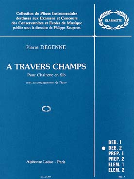 Illustration degenne a travers champs