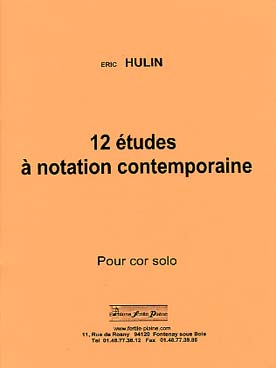 Illustration de 12 Études à notation contemporaines