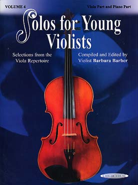 Illustration de SOLOS FOR YOUNG VIOLISTS (tr. Barber) - Vol. 4