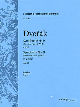 Illustration de Symphonie N° 9 op. 95 en mi m (New world theme) - Conducteur