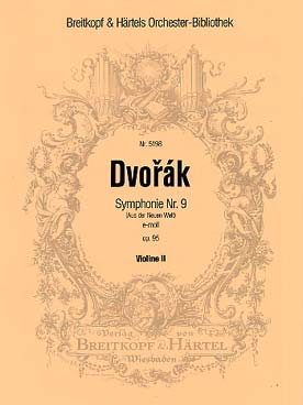 Illustration de Symphonie N° 9 op. 95 en mi m (New world theme) - violon 2