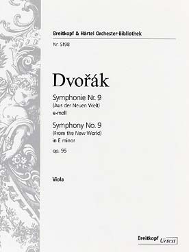 Illustration de Symphonie N° 9 op. 95 en mi m (New world theme) - alto