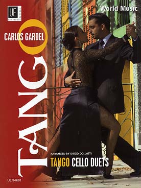 Illustration gardel tango cello duets