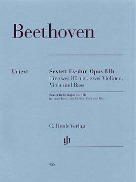 Illustration beethoven sextuor op. 81 b en mi b maj