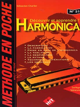 Illustration de Méthode en poche, découvrir et apprendre l'harmonica