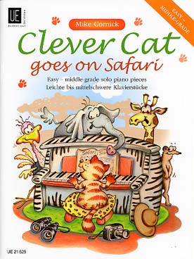 Illustration cornick clever cat goes on safari