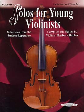 Illustration de SOLOS FOR YOUNG VIOLINISTS (tr. Barber) - Vol. 1