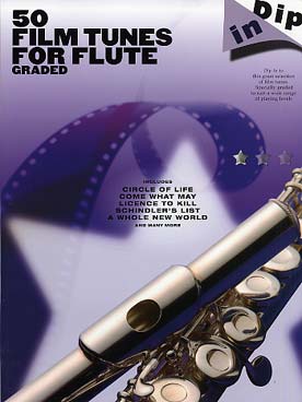 Illustration film tunes (50) for flute
