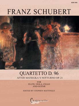 Illustration de Quartetto en ré M d'après Matiegka (tr. Mattingly)