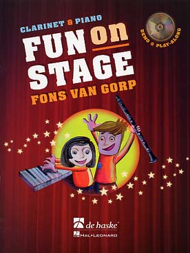 Illustration van gorp fun on stage clarinette