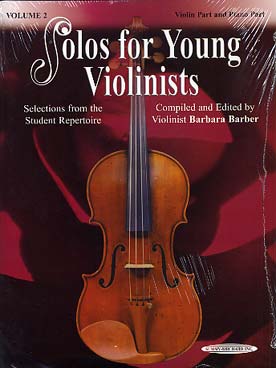 Illustration de SOLOS FOR YOUNG VIOLINISTS (tr. Barber) - Vol. 2