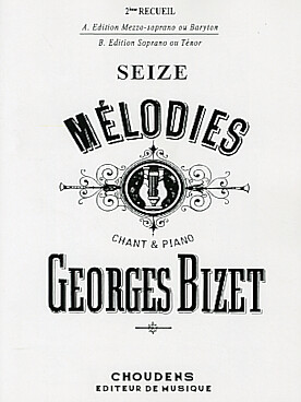 Illustration bizet melodies vol. 2 a mezzo sop/baryt.