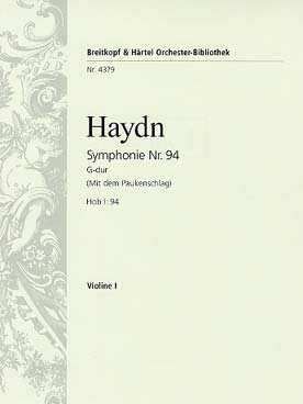 Illustration de Symphonie N° 94 - violon 1