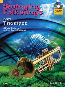 Illustration de SWINGING FOLKSONGS : 12 airs populaires, arr. faciles avec CD play-along + partie de piano PDF à imprimer