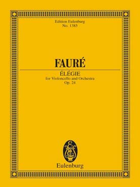 Illustration de Élégie op. 24 pour violoncelle et orchestre