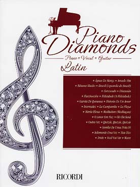 Illustration piano diamonds (p/v/g) latin