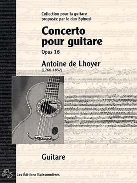 Illustration lhoyer concerto guitare et quatuor op 16