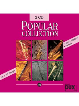 Illustration de POPULAR COLLECTION - Vol.10 : double CD play-along