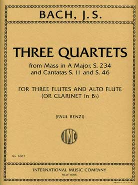 Illustration bach js quatuors de la messe/cantates