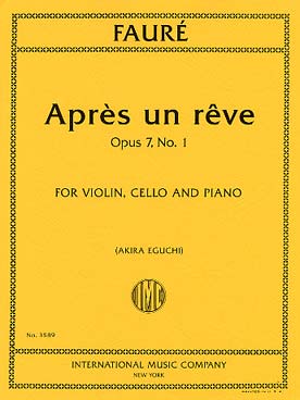 Illustration faure apres un reve op. 7/1