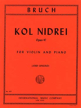 Illustration bruch kol nidrei op. 47