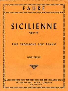 Illustration faure sicilienne op. 78 (tr. brown)