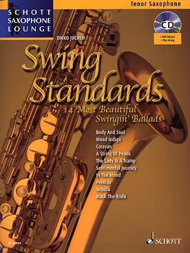Illustration swing standards avec cd saxophone tenor