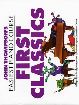 Illustration thompson easiest piano course 1st classi
