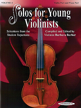 Illustration de SOLOS FOR YOUNG VIOLINISTS (tr. Barber) - Vol. 4