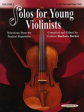 Illustration de SOLOS FOR YOUNG VIOLINISTS (tr. Barber) - Vol. 6